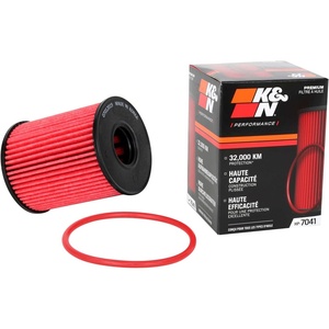 K&N Premium Oil Filter: 20,000 Mile Engine Protection, High Efficiency: Compatible with 2003-2022 Alfa Romeo/Crysler/Dodge/Fiat/Ford/Jeep: (See Product Descriptions for Select Models) HP-7041