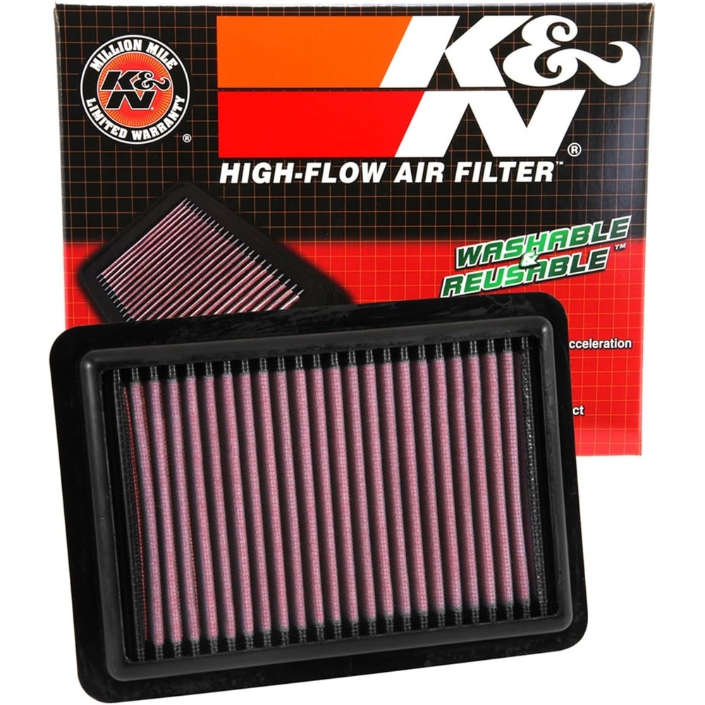 image:imageKampN HighFlow Original Lifetime Engine Air Filter Increase Power Premium Washable Compatible with 20152022 Honda Fit HRV 335027Pack of 1