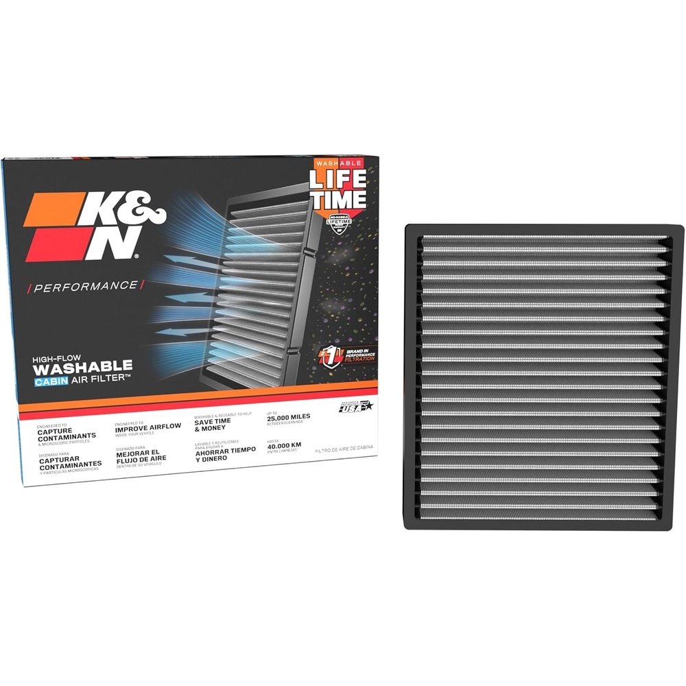 image:imageKampN LIFETIME Cabin Air Filter Premium Washable Clean Air for your Cabin  Compatible with 20062025 NissanInfiniti See Product Description for Select Models VF2089