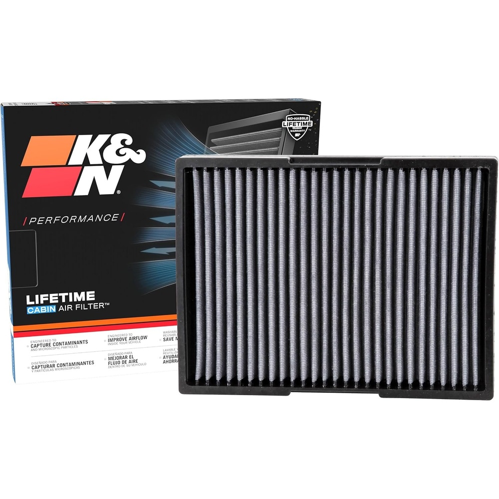 image:imageKampN LIFETIME Cabin Air Filter Premium Washable Clean Air for your Cabin  Compatible with Select 19932010 VolkswagenAudi Beetle Golf Jeta GTI Van Passat TT A3 VF2012