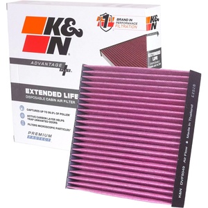 K&N Cabin Air Filter: Extended Life Disposable Replacement Air Filter | Compatible with 1997-2026 KIA/Subaru/Toyota/Nissan/Mazda/Honda (See Product Description for Select Models) DVF5049