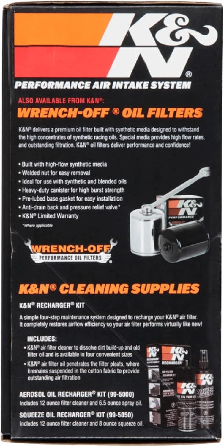 image:imageKampN Cold Air Intake System HighFlow Air Filter Increase Performance amp Acceleration Compatible with 20012017 Harley Davidson See Product Description for Selected Models RK3953