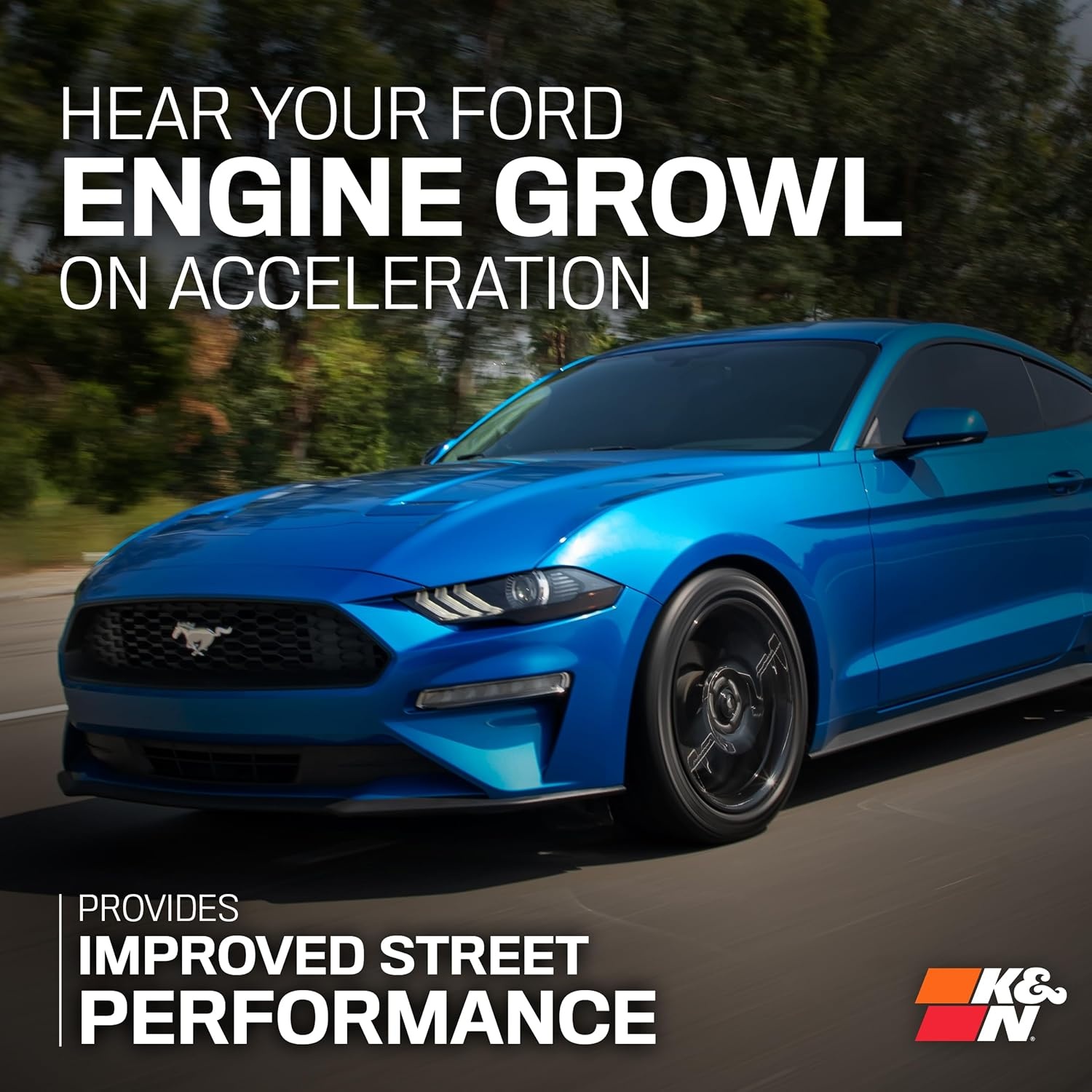image:imageKampN Cold Air Intake System HighFlow Air Filter Increase Performance amp Acceleration Compatible with 20242025 Ford Mustang 632627