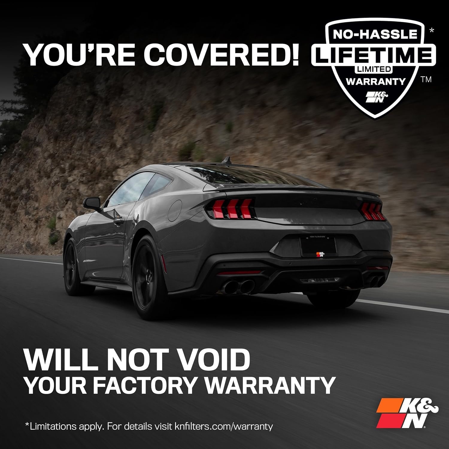 image:imageKampN Cold Air Intake System HighFlow Air Filter Increase Performance amp Acceleration Compatible with 20242025 Ford Mustang 632627