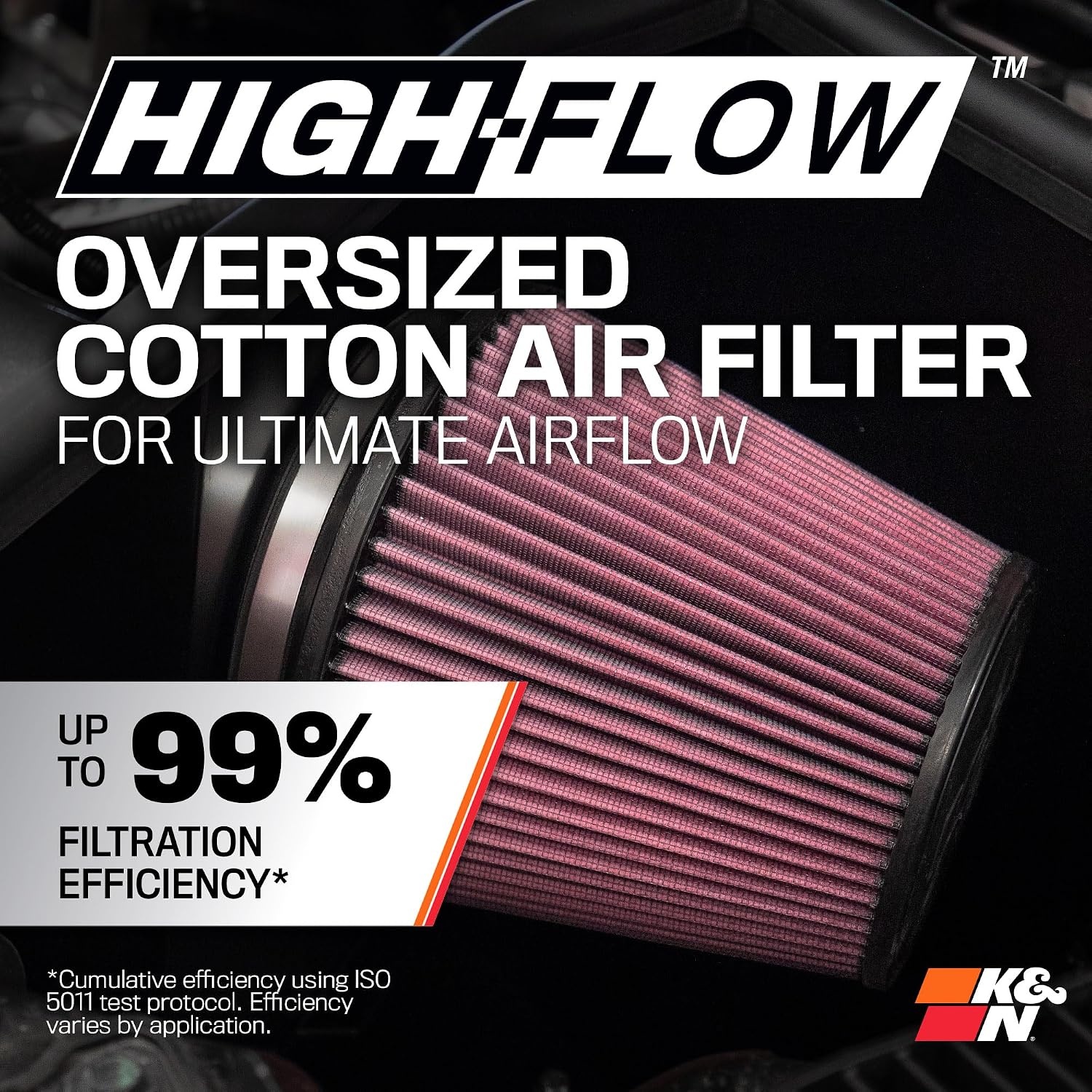 image:imageKampN Cold Air Intake System HighFlow Air Filter Increase Performance amp Towing Compatible with 20232024 Ford F150 Raptor F150 Raptor R 632624