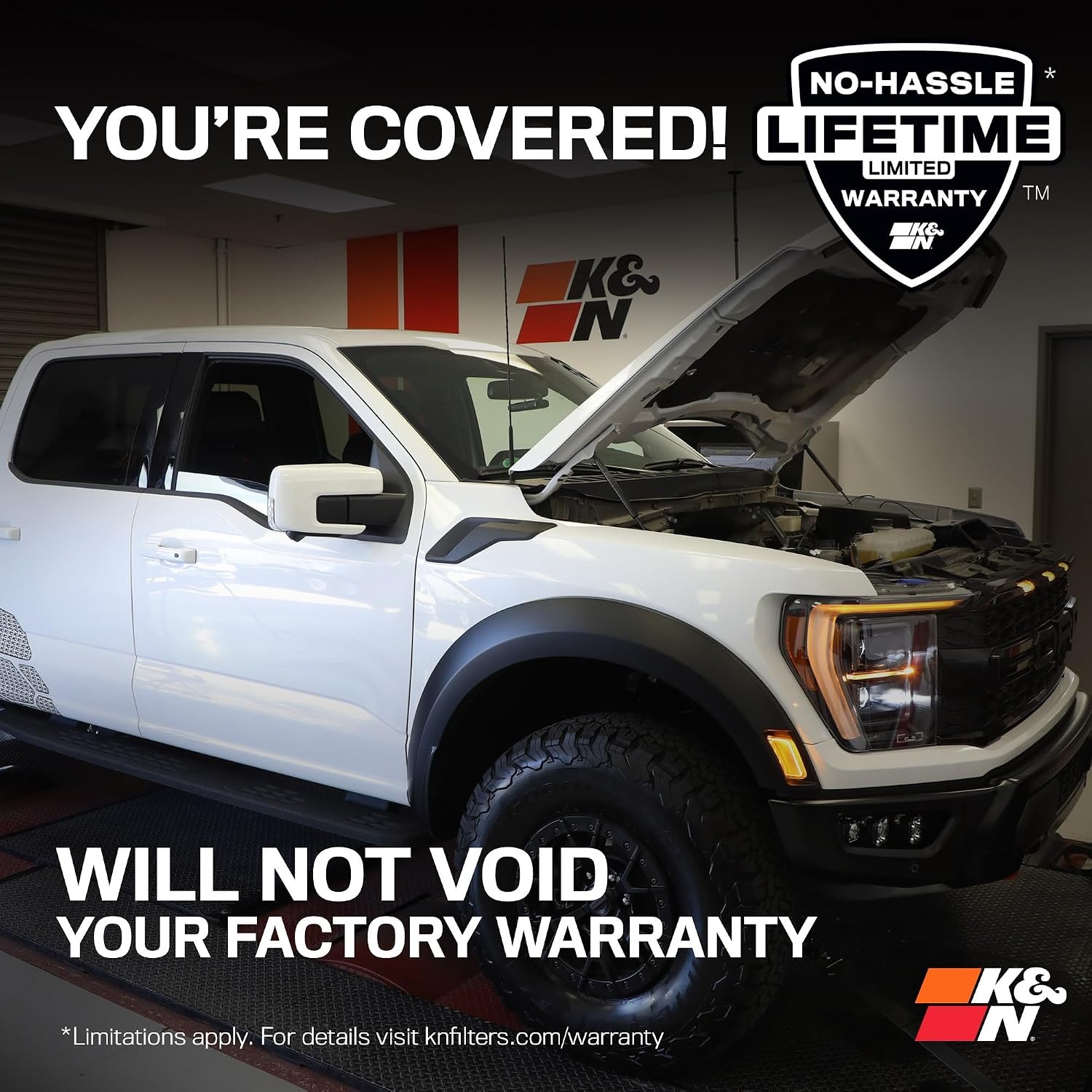 image:imageKampN Cold Air Intake System HighFlow Air Filter Increase Performance amp Towing Compatible with 20232024 Ford F150 Raptor F150 Raptor R 632624