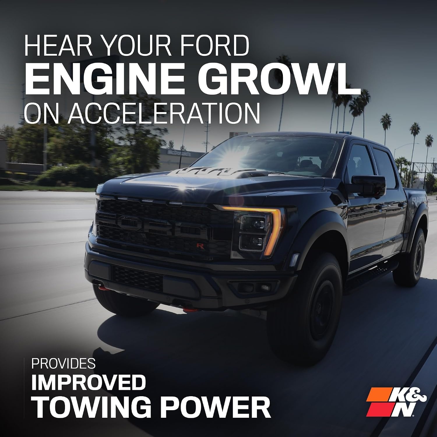 image:imageKampN Cold Air Intake System HighFlow Air Filter Increase Performance amp Towing Compatible with 20232024 Ford F150 Raptor F150 Raptor R 632624