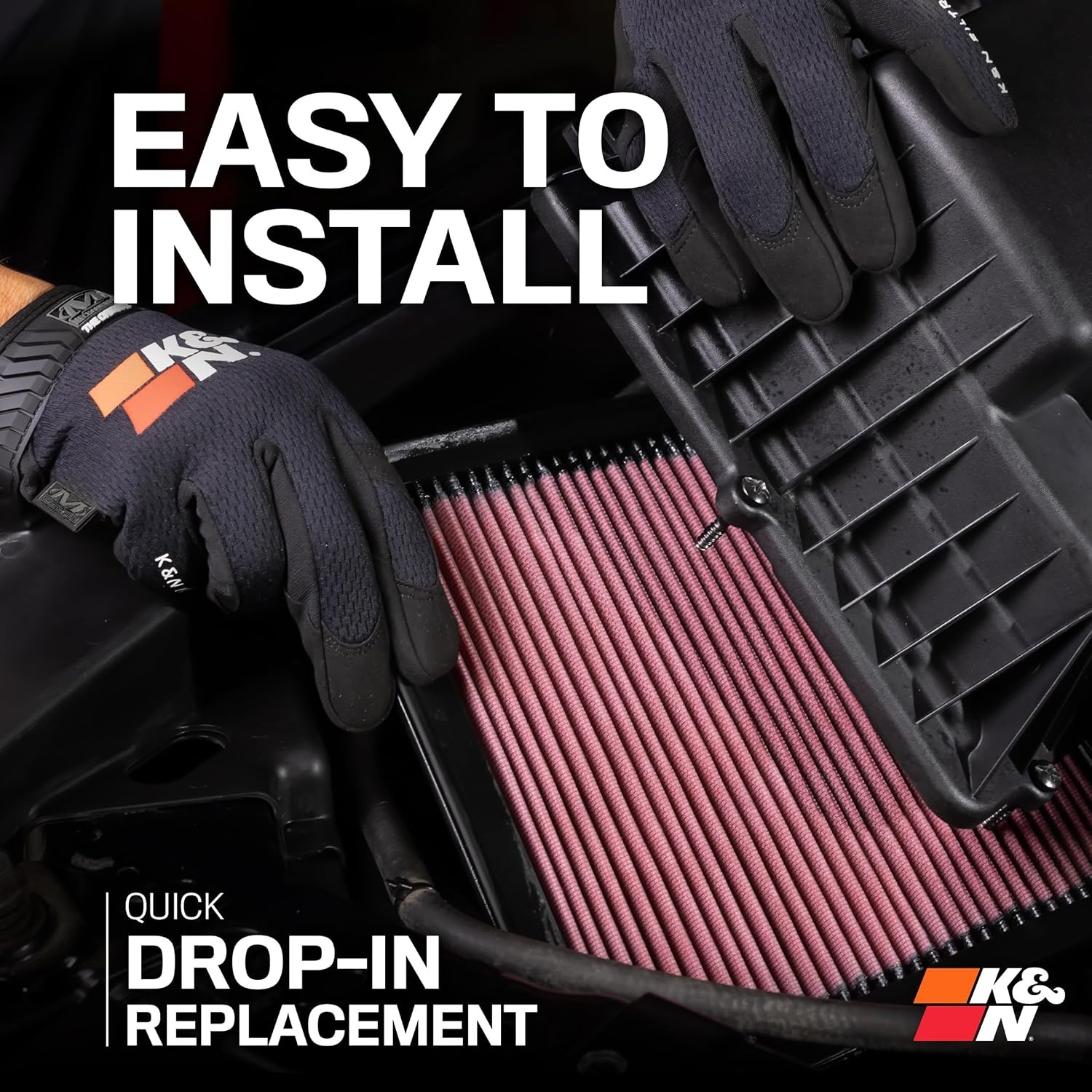 image:imageKampN Engine Air Filter Increase Power amp Towing Washable Premium Replacement Air Filter Compatible with 20202022 Chevrolet OnixTracker 333170