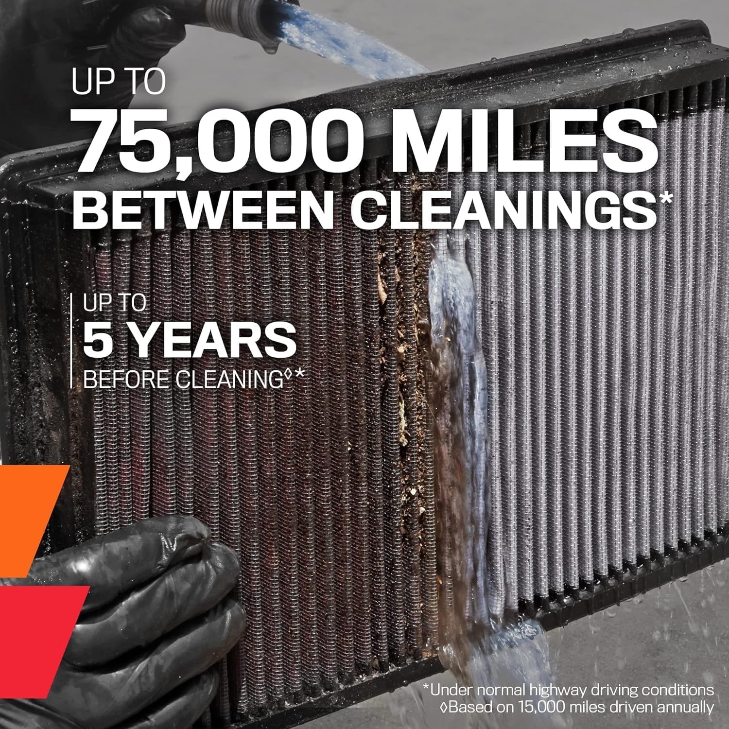 image:imageKampN Engine Air Filter Reusable Clean Every 75000 Miles Washable Premium Replacement Car Air Filter Compatible with 20042012 MITSUBISHI Eclipse Endeavor Galant 380 332285