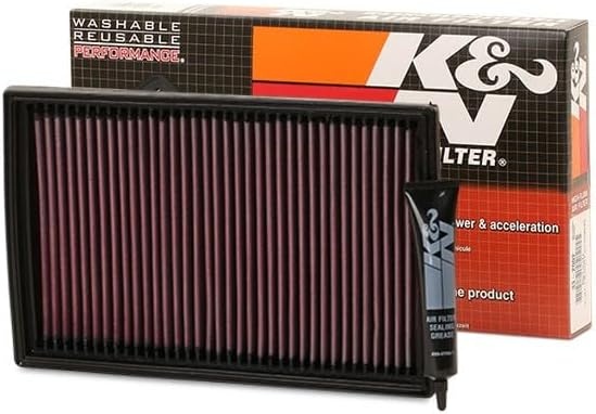 image:imageKampN Engine Air Filter Reusable Clean Every 75000 Miles Washable Replacement Car Air Filter Compatible 19912007 CADILLACVOLKSWAGENSEATSKODA CTSV Caddy Polo Inca Ibiza Cordoba 332649