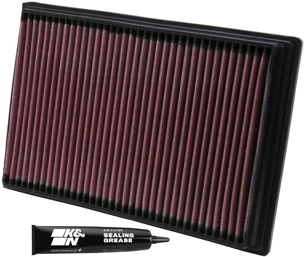 image:imageKampN Engine Air Filter Reusable Clean Every 75000 Miles Washable Replacement Car Air Filter Compatible 19912007 CADILLACVOLKSWAGENSEATSKODA CTSV Caddy Polo Inca Ibiza Cordoba 332649