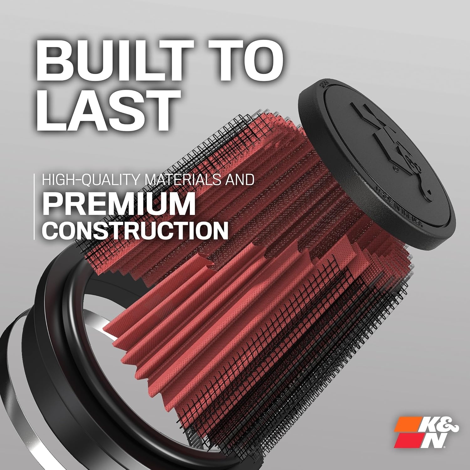 image:imageKampN HighFlow Original Lifetime Universal ClampOn Air Filter High Performance Premium Washable Flange Diameter 4 In Filter Height 75 In Flange Length 15 In Shape Oval Tapered RE1040