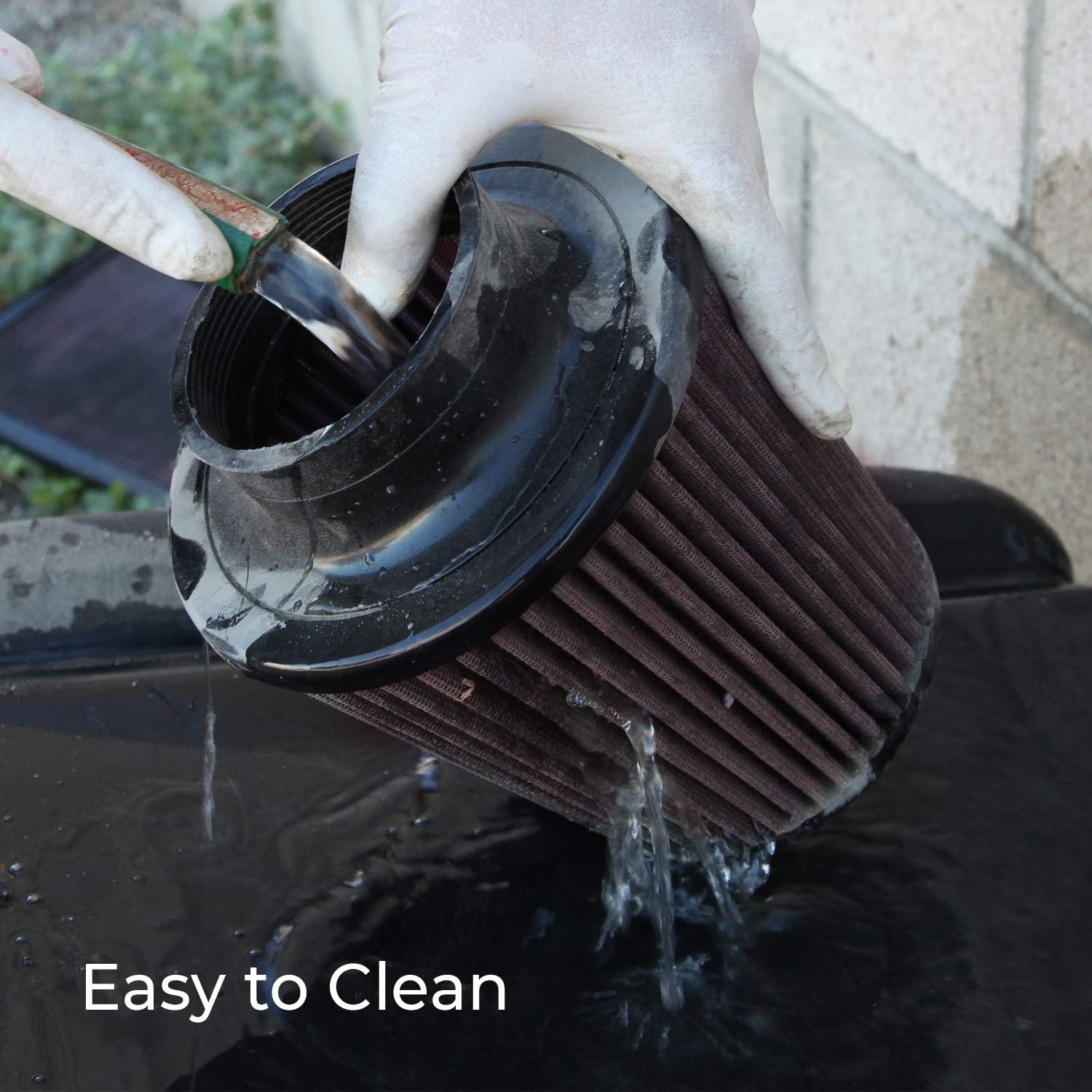image:imageKampN Vent Air FilterBreather High Performance Premium Washable Replacement Engine Filter Flange Diameter 0375 in Filter Height 15 in Flange Length 04375 in Shape Breather 621320