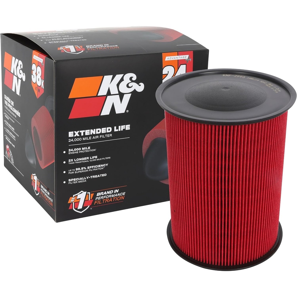 image:imageKampN Engine Air Filter Extended Life 24000 Mile Replacement Air Filter Compatible with 20072020 FordLincolnVolvo CMax Escape Grand Kuga Focus Tourneo MKC V40 V70 C30 S40 KNF2993
