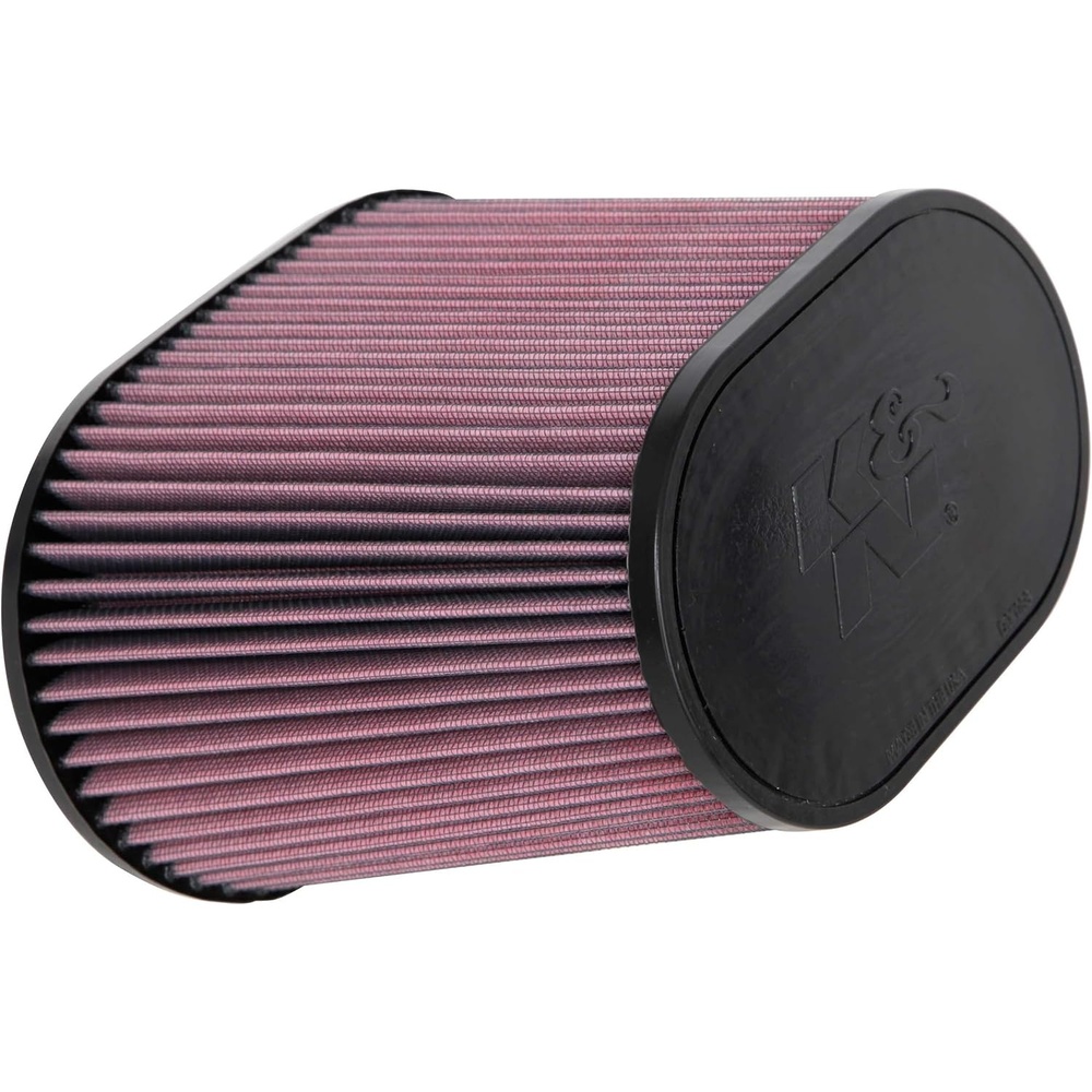 image:imageKampN HighFlow Original Lifetime Universal ClampOn Air Filter High Performance Premium Washable Flange Diameter 4 In Filter Height 75 In Flange Length 15 In Shape Oval Tapered RE1040