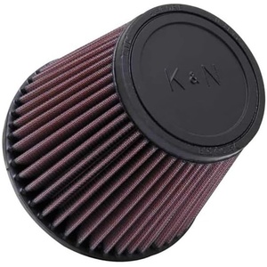 K&N High-Flow Original Lifetime Universal Clamp-On Air Filter: High Performance, Premium, Washable: Flange Diameter: 3 In, Filter Height: 5 In, Flange Length: 1.75 In, Shape: Round Tapered, RU-3580((Pack of 1))